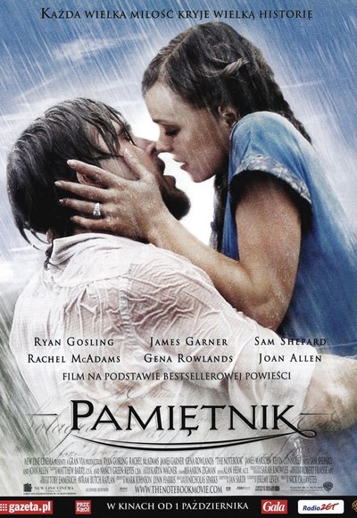 Plakat Filmu Pamiętnik (2004) [Dubbing PL] - Cały Film CDA - Oglądaj online (1080p)